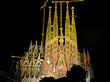 Sagrada Familia bei Nacht